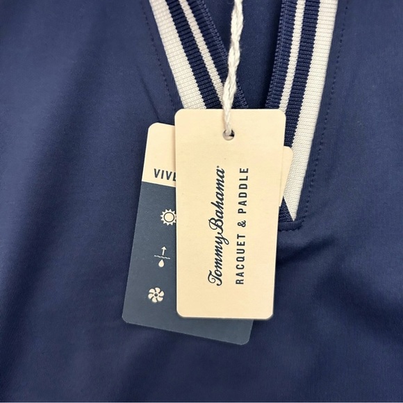 Tommy Bahama Women Racquet & Paddle Sleeveless V-Neck Top Size S - Small - NWT - Picture 9 of 11